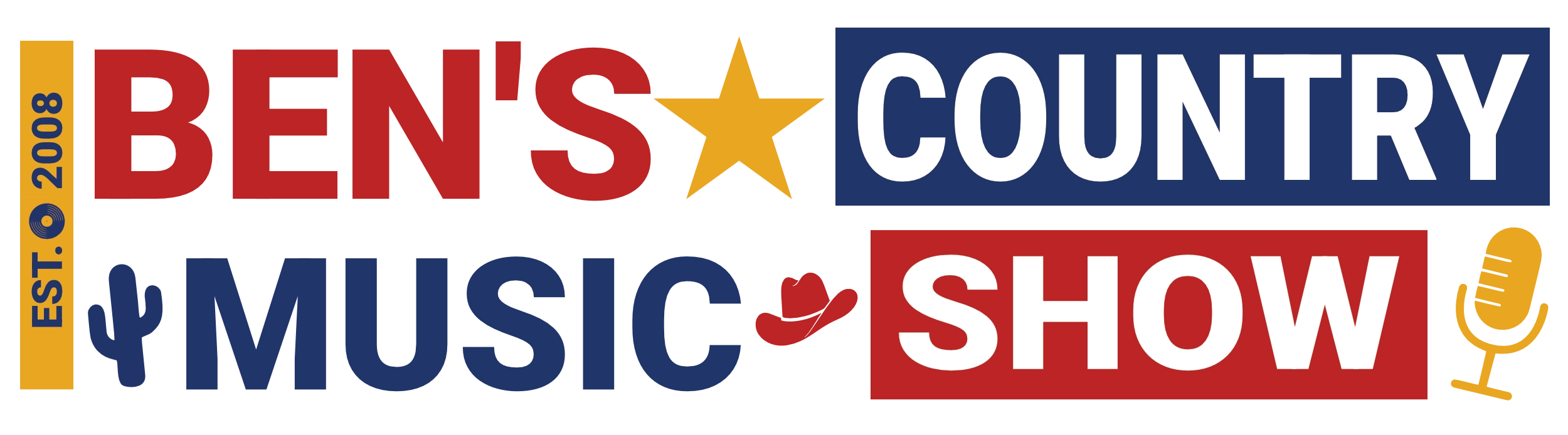 Ben's Country Music Show logo.